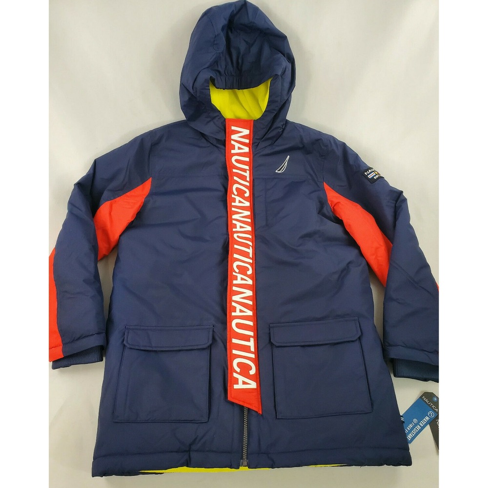 Nautica kids jacket coat water resistant NSFDM13F 416 navy sz XL 18/20 $125